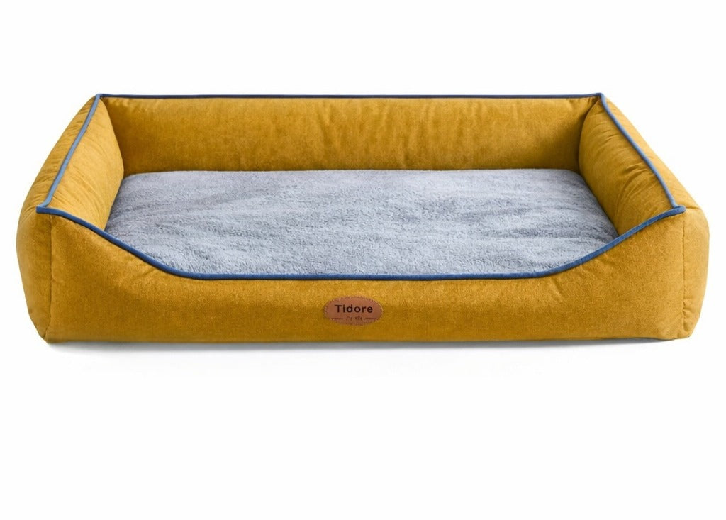 Orthopedic Egg-Crate Foam Sofa Bed for Medium to XL Dogs (Waterproof, Non-Slip Base)