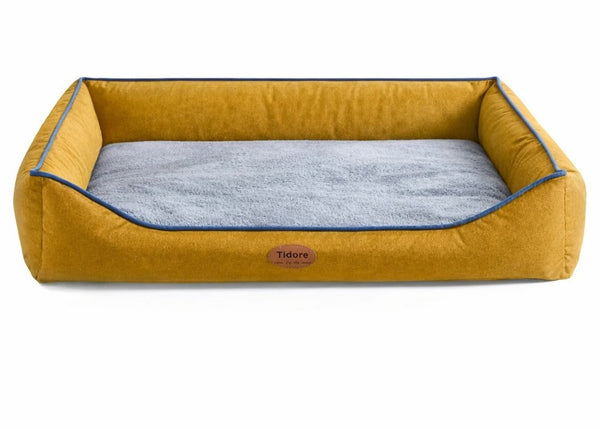Orthopedic Egg-Crate Foam Sofa Bed for Medium to XL Dogs (Waterproof, Non-Slip Base)