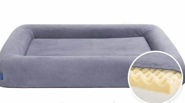 Waterproof Orthopedic Dog Bed for Large and XL Dogs (Egg-Crate Foam, Heavy-Duty Design)