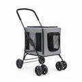 Foldable 3-in-1 Pet Stroller with Detachable Carrier for Senior Pets (Up to 50 lbs / 23 kg)