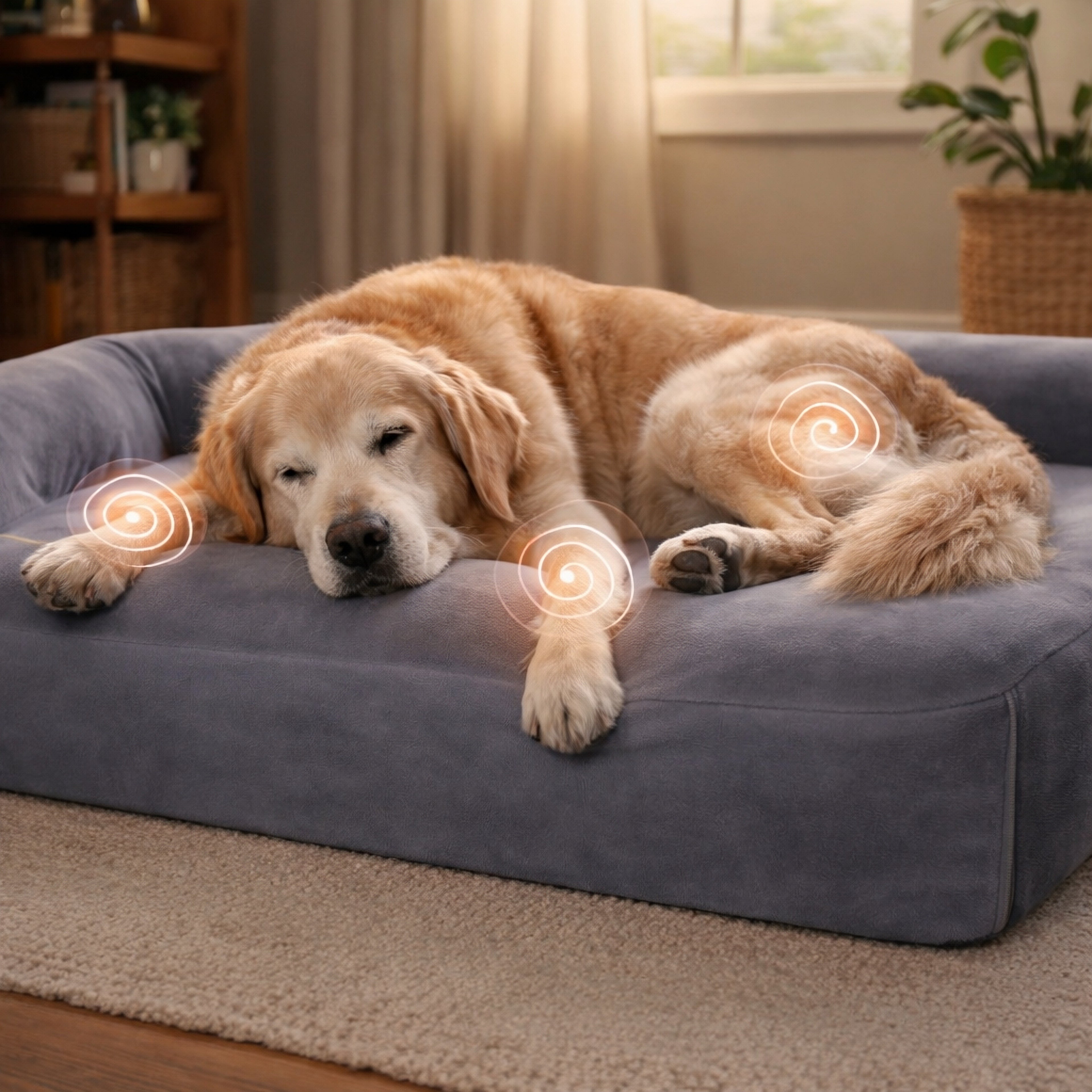 Waterproof Orthopedic Dog Bed for Large and XL Dogs (Egg-Crate Foam, Heavy-Duty Design)