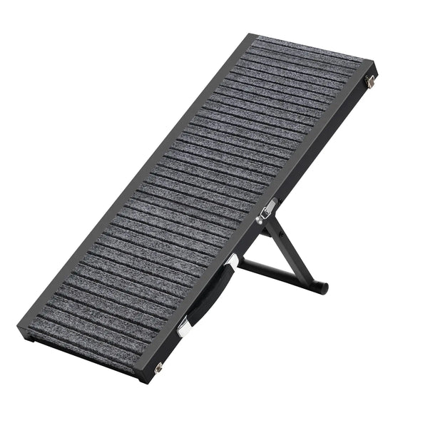 Adjustable Folding Pet Ramp with 5 Height Levels (Supports up to 30 lbs / 14 kg)